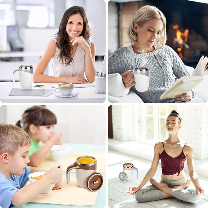 🔥 Rechargeable Coffee Cup – Portable Heated Mug for Home & Travelكوب قهوة قابل لإعادة الشحن